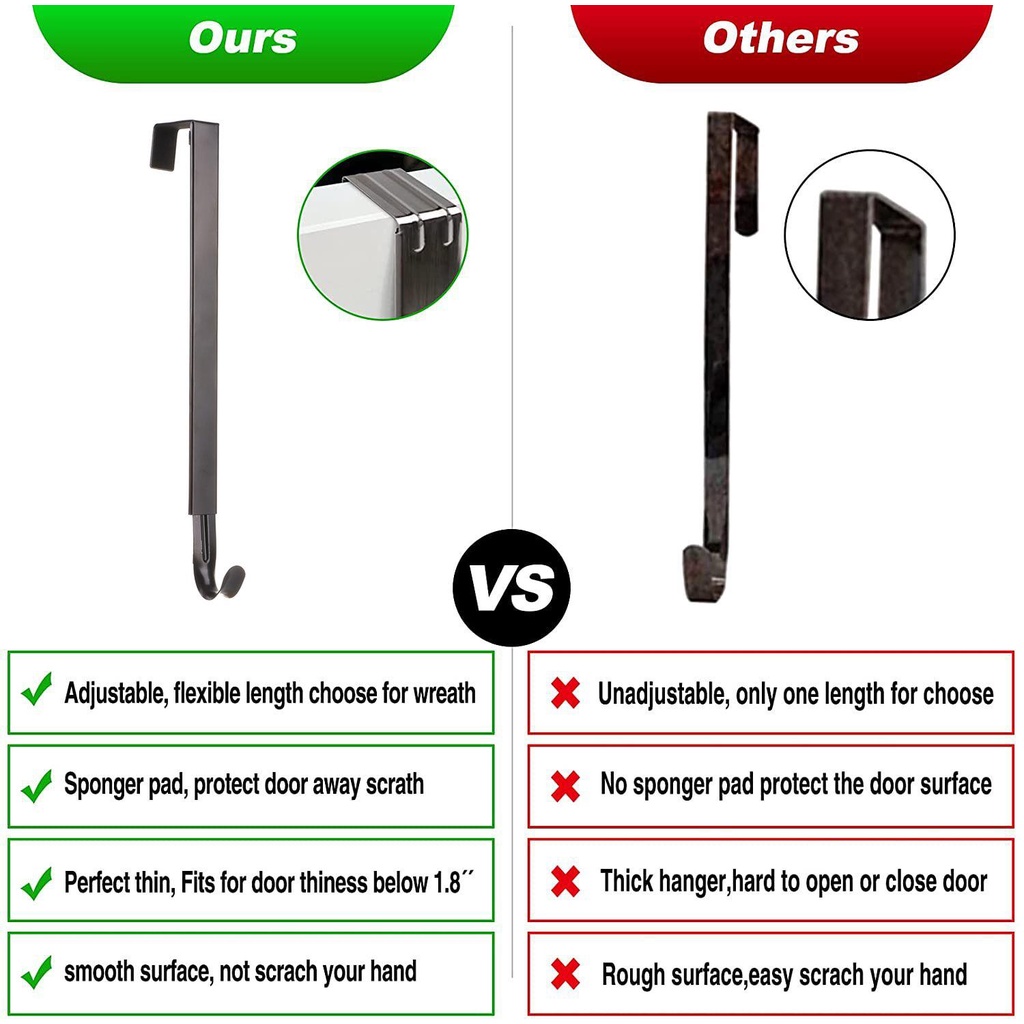 Vòng Hoa Treo Cửa Tháo Rời Được DIY Trang Trí Tiệc Giáng Sinh