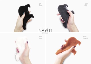 (Có sẵn) Miếng rửa chén bát silicon hình gấu #MadeinKorea