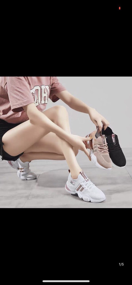 [Mã FAGREEN245 giảm 10% tối đa 30k đơn từ 99k] Giày thể thao cổ chun ba vạch kẻ mẫu mới ms 8907 | BigBuy360 - bigbuy360.vn