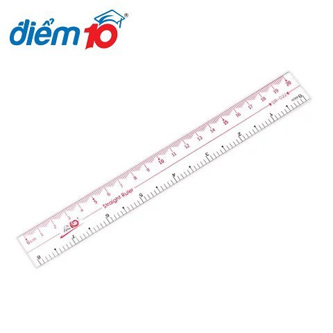 [Giá sỉ] COMBO 20 Cây Thước Dẻo Trong Suốt  20cm 𝑻𝒉𝒊𝒆̂𝒏 𝑳𝒐𝒏𝒈 Điểm 10 TP-SR022