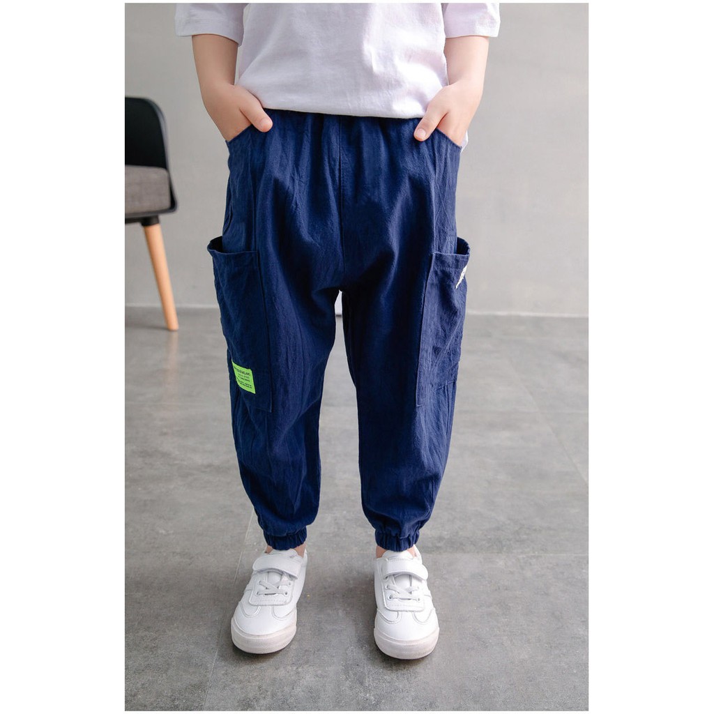 Quần Dài cotton thời trang mùa hè cho bé trai