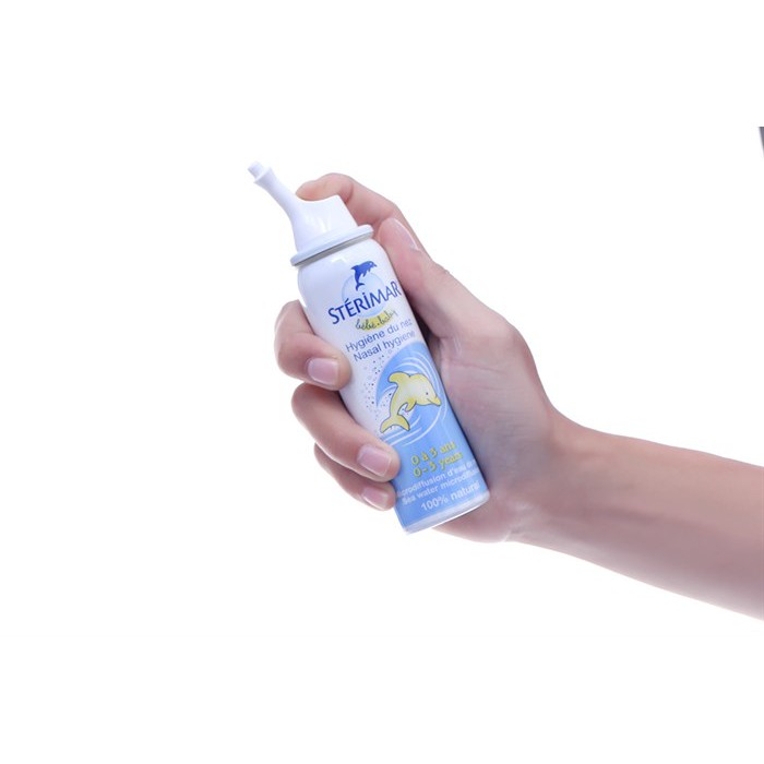 Nước biển sâu xịt mũi cho trẻ sơ sinh Sterimar baby chai 50ml