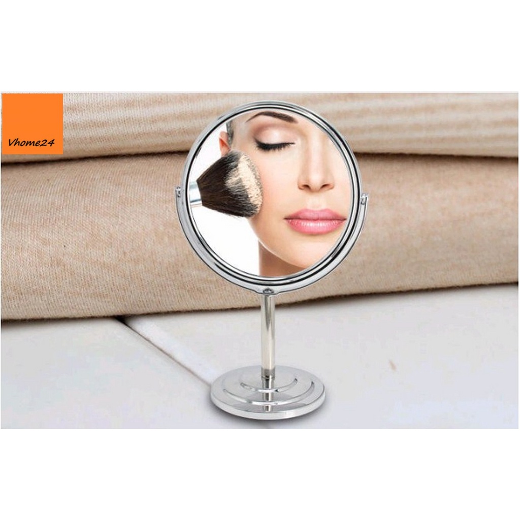 GƯƠNG TRANG ĐIỂM INOX CHÂN CAO GTD08V