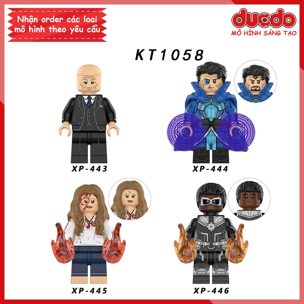 Minifigures Nhân Vật Doctor Strange 2 Phù Thủy Tối Thượng Marvel - Đồ chơi Lắp ghép Xếp hình Mô hình Mini KORUIT KT1058