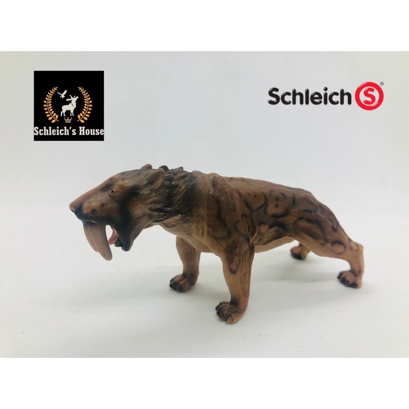 Mô hình động vật , đồ chơi con vật Schleich chính hãng khủng long Smilodon 16520 - Schleich House