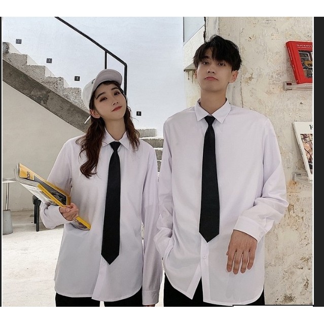 Áo Sơ Mi Trắng Dài Tay Phong Cách Thời Trang Hàn Quốc Siêu Hot | BigBuy360 - bigbuy360.vn