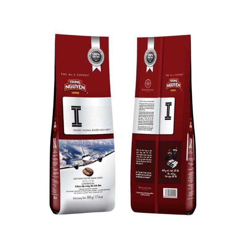 Cà phê chữ S Chinh Phục - chữ I Khát Vọng Trung Nguyên Loại Gói 500gr