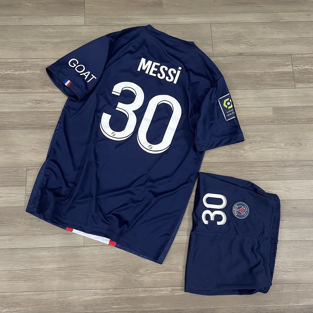 Bộ quần áo bóng đá Ngôi sao Messi PSG sân nhà mới 2024