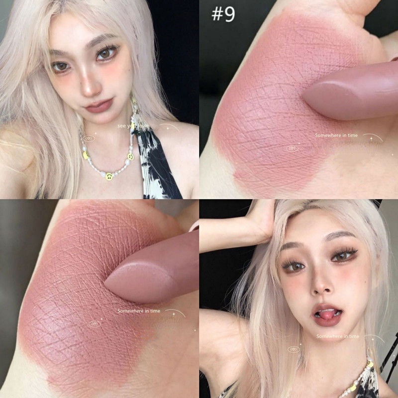 Son Môi Handaiyan Chất Nhung Lì Chống Thấm Nước Với 12 Màu Lựa Chọn Phong Cách Âu Mỹ