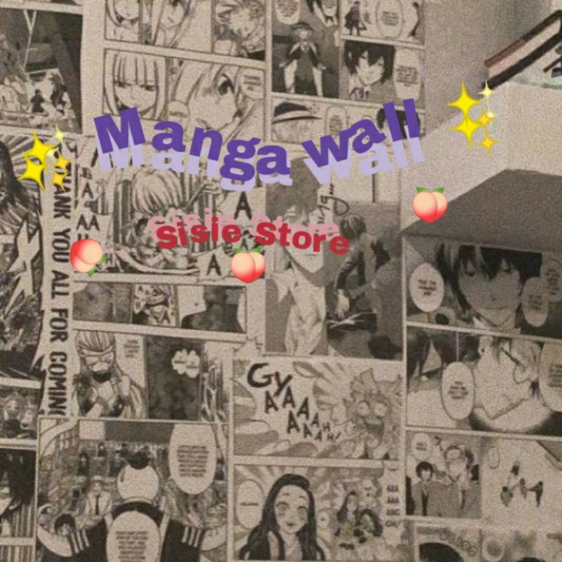 🍑 MANGA WALL - Tranh anime, manga dán tường trang trí 🍑