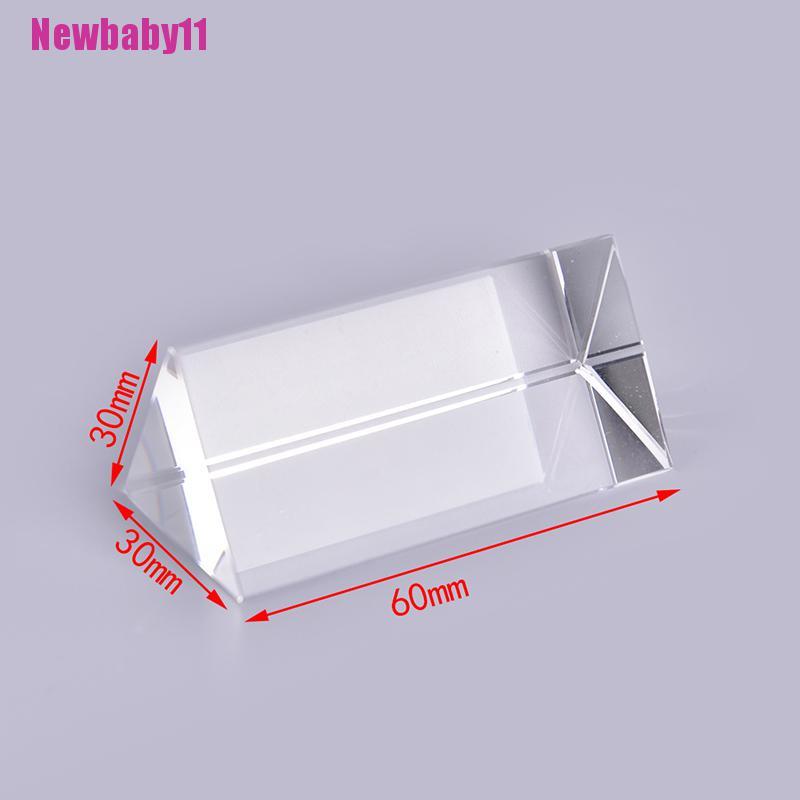 Khối Lăng Kính Tam Giác BK7 30 * 30 * 60mm Cho Bé [BABY11]