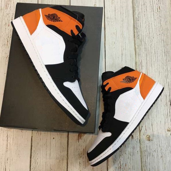 [FULL BOX] GIÀY THỂ THAO NAM NỮ SNEAKER JD1 RETRO HIGH ĐEN CAM
