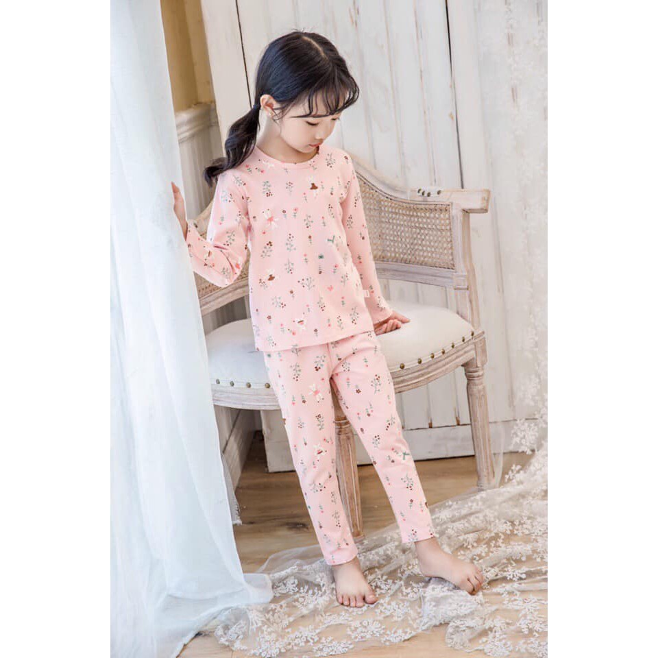 Bộ cotton dài tay bé trai, bé gái sz 9-25kg