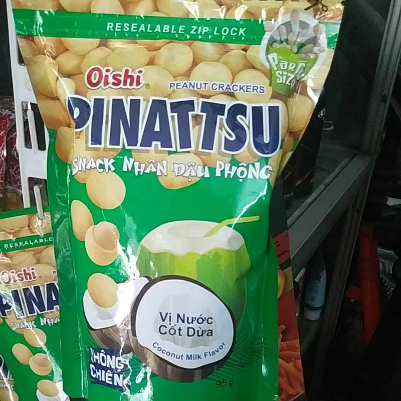 Snack Nhân đậu phộng Pinattsu 85g