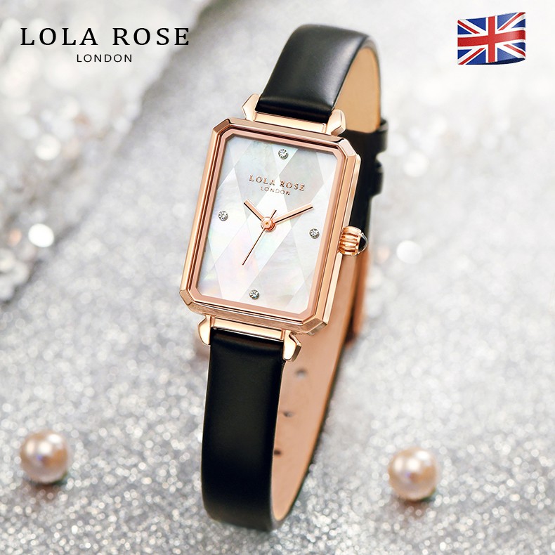 [Mã BMLTA50 giảm 10% đơn 150K] Đồng hồ nữ chính hãng Lolarose mặt vuông trắng xà cừ vỏ ngọc trai cao cấp thời trang | BigBuy360 - bigbuy360.vn