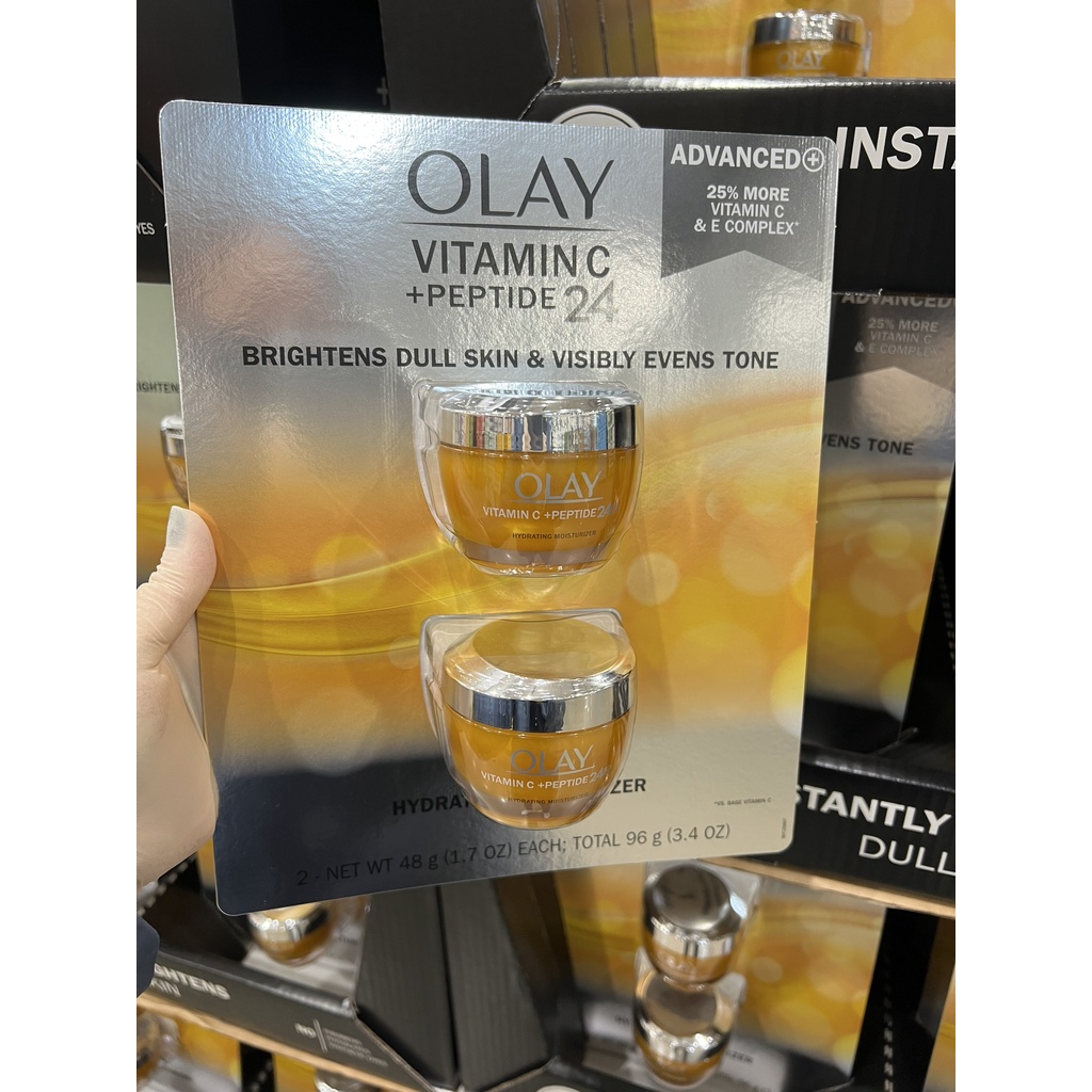 KEM DƯỠNG DA OLAY VÀNG VITAMIN C + PEPTIDE 24- LÀM SÁNG DA, ĐỀU MÀU, CẢI THIỆN TONE DA