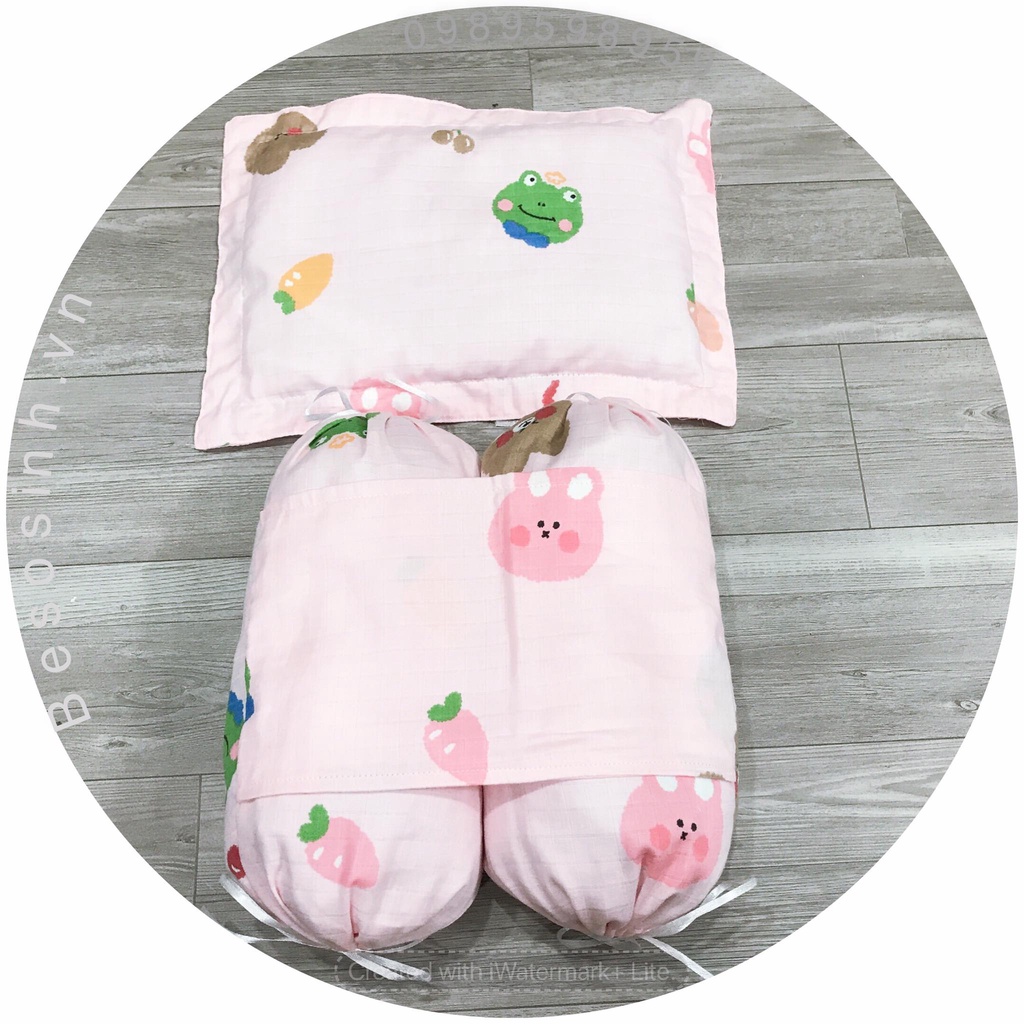 Bộ chặn vỏ đỗ sơ sinh cho bé
