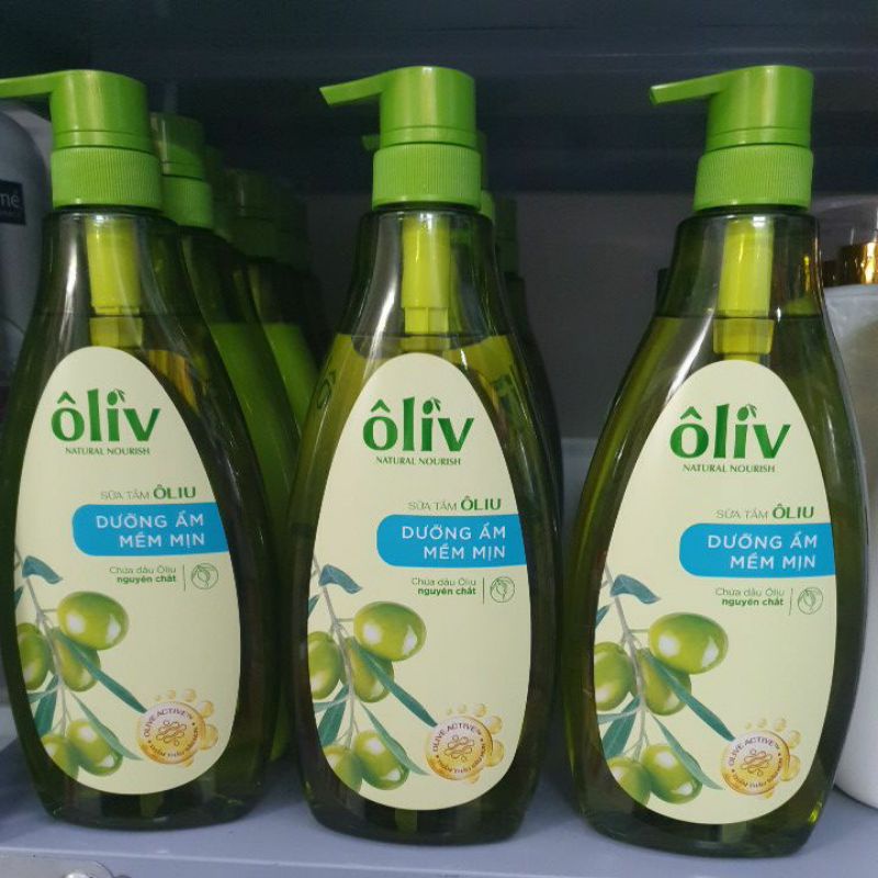 Sữa Tắm Ôliv Natural Nourishing Dưỡng Ẩm Sáng Da 650ml
