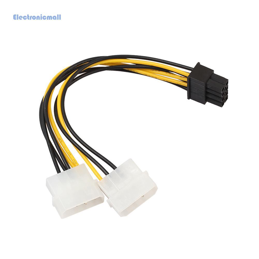 Dây cáp Card đồ họa kép 18cm 8 ( 6 + 2 ) sang 4 pin