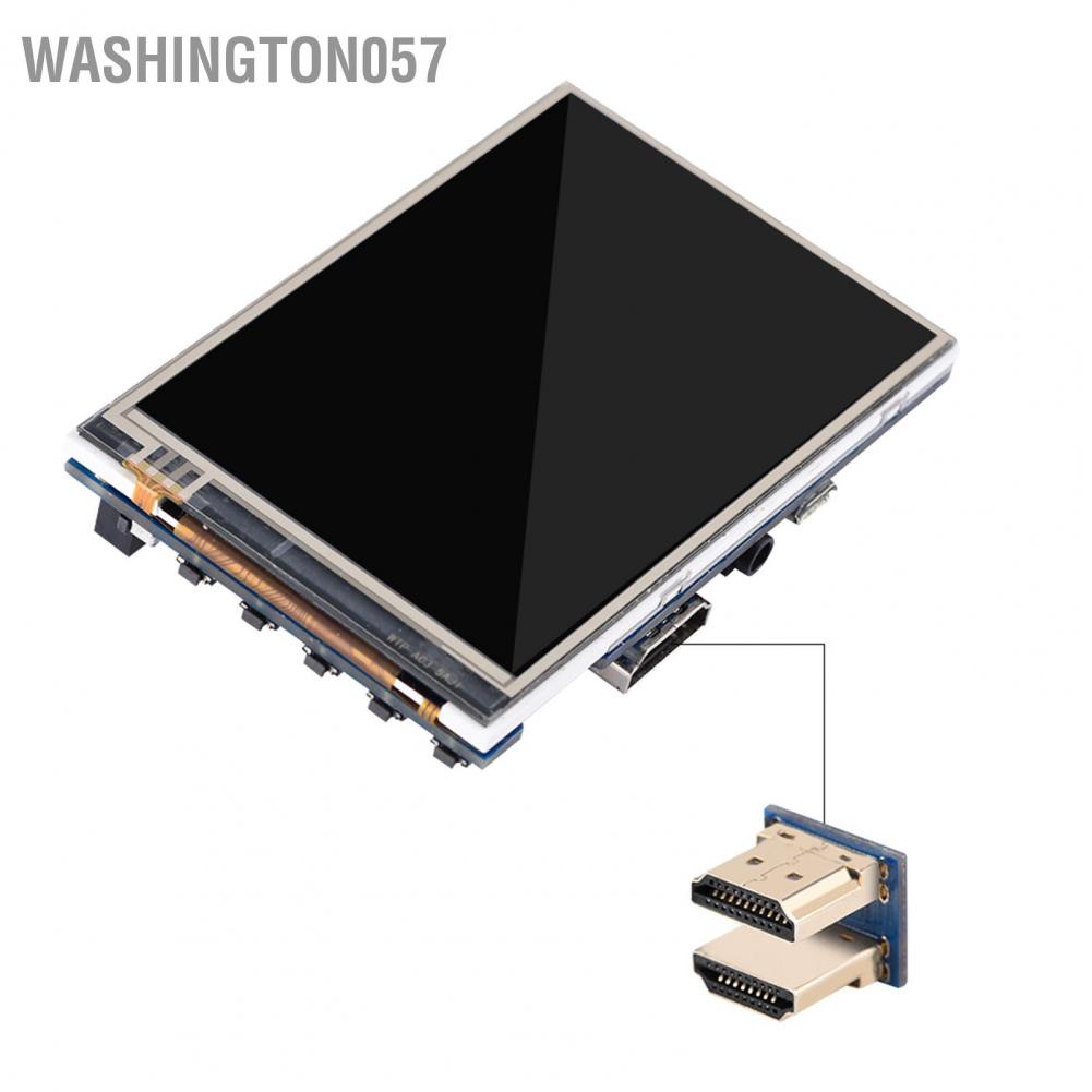💯Có thể bán buôn😁 Màn hình LCD 1080P IPS 60fps 3 5 inch HDMI cho Raspberry Pi + Vỏ acrylic màu đen 💖Hàng giao ngay💖Washington057