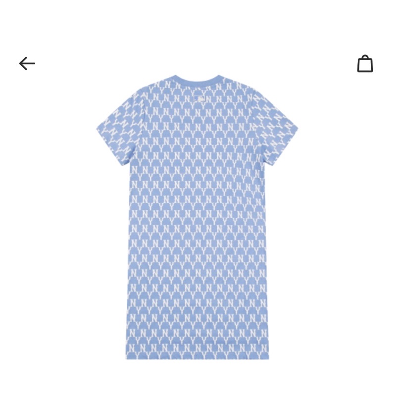 Váy MLB Monogram Xanh Blue NY