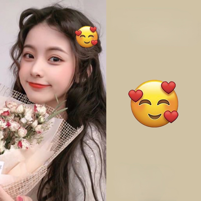 Kẹp tóc nhựa acrylic phong cách Hàn Quốc dễ thương