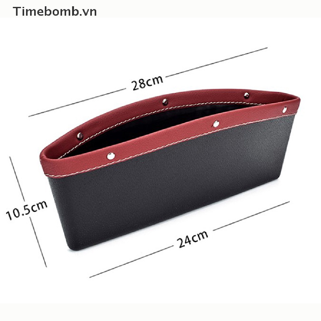 Túi Da Pu Đựng Đồ Đa Năng Gắn Ghế Ngồi Xe Hơi Tiện Dụng