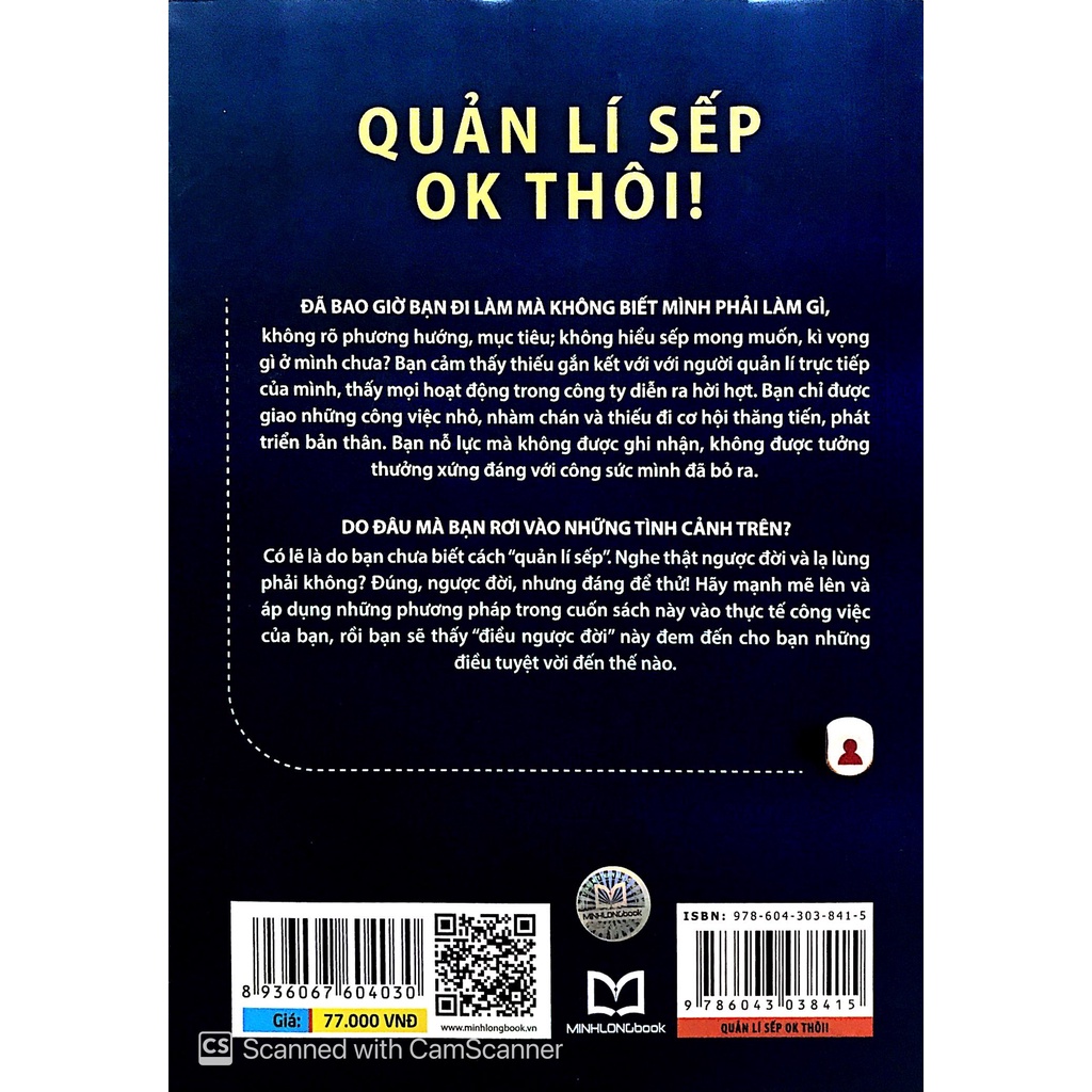 Sách - Quản Lí Sếp Ok Thôi! (ML)