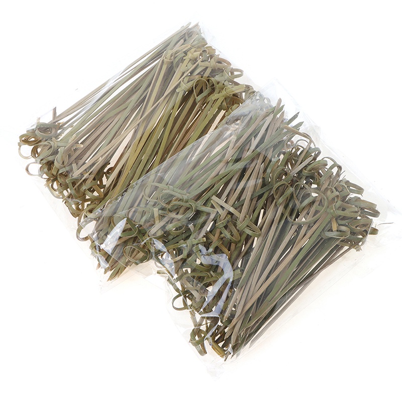 Bộ 100 Ghim Trang Trí Cocktail Bằng Tre