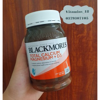 Viên uống Calcium Magnesium Vitamin D3 200 viên (total canxi) mẫu mới