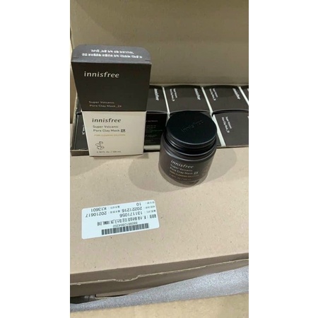 Mặt nạ đất sét Innisfree Super Volcanic Pore Clay Mask 2X 100ml | Mặt nạ tro núi lửa | BigBuy360 - bigbuy360.vn