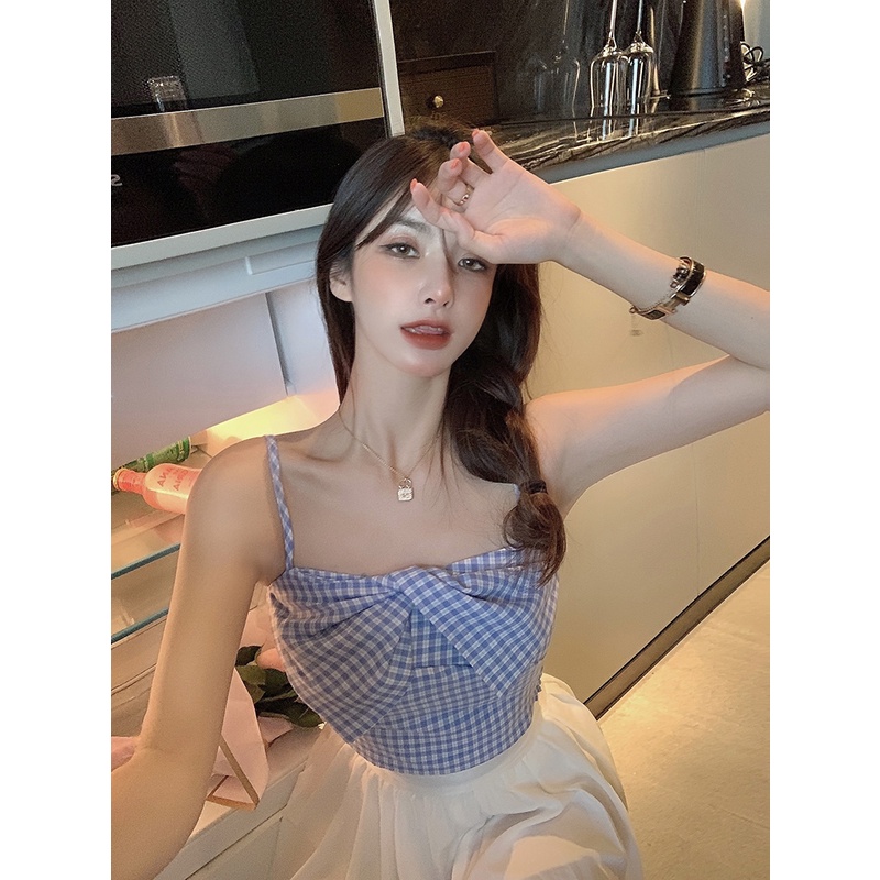 Áo croptop hai dây quyến rũ thoải mái dành cho nữ