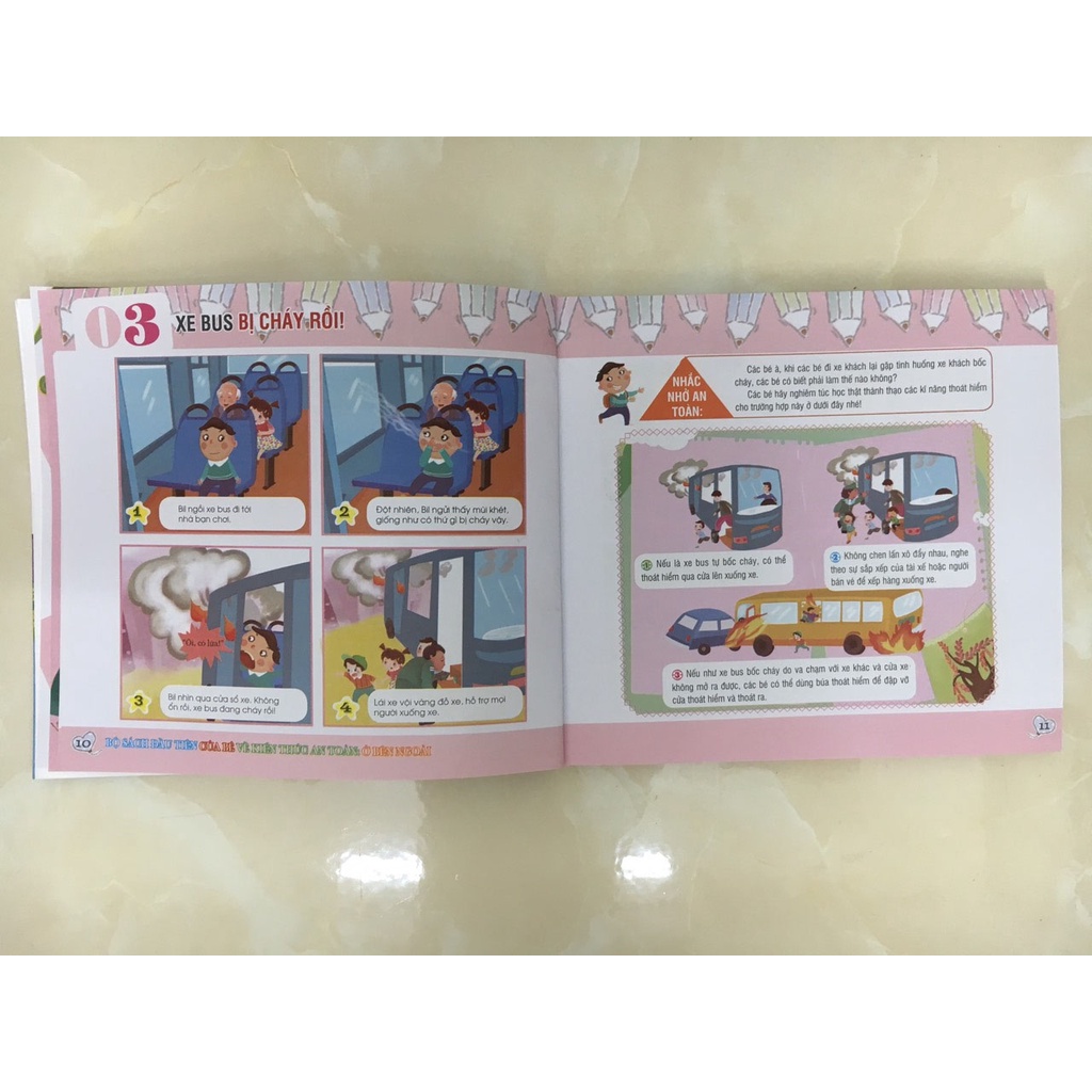 Bộ Sách Đầu Tiên Của Bé Về Kiến Thức An Toàn- Ở Bên Ngoài