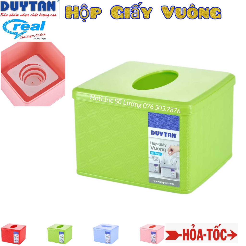 Hộp đựng khăn giấy nhựa duy tân