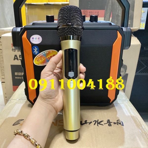 Loa Kéo Karaoke Mini Temeisheng A528, Loa Hát Karaoke Kiêm Trợ Giảng Bán Hàng Âm Thanh Chất Lượng + Tặng Kèm 1 Micro