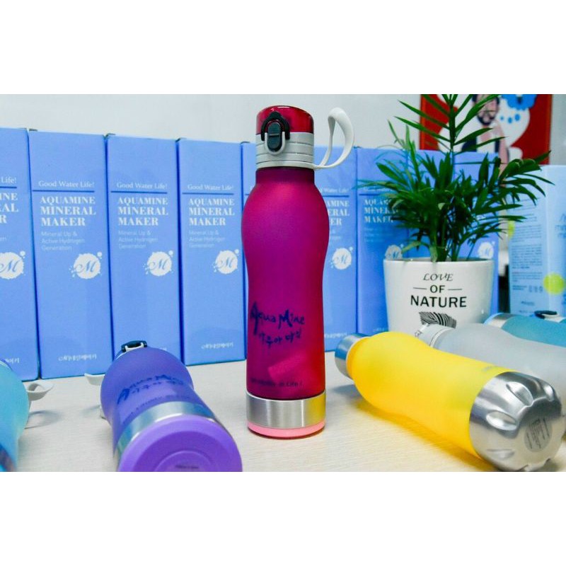 Bình Nước Tạo Ion Kiềm Aquamine 500ml