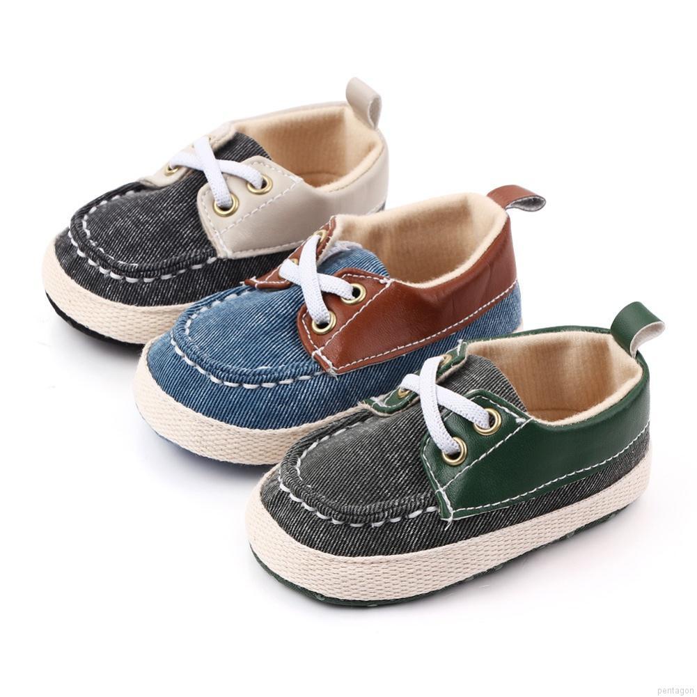 Giày sneaker đế mềm thời trang cho bé trai 0-18 tháng