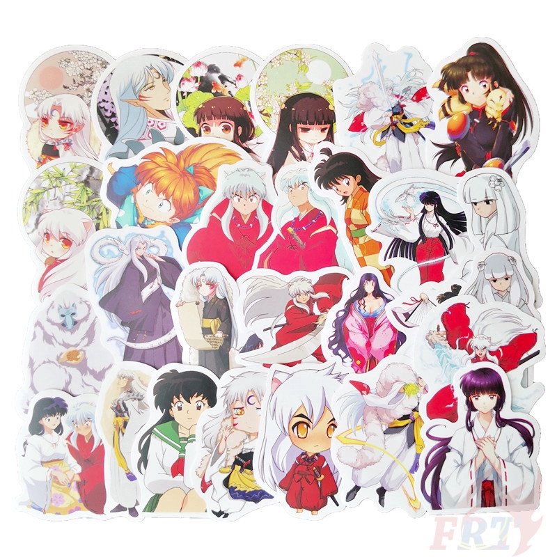 ❉ Inuyasha - Series 02 Anime Stickers ❉ 50Pcs/Set Waterproof Fashion DIY Decals Doodle Stickers