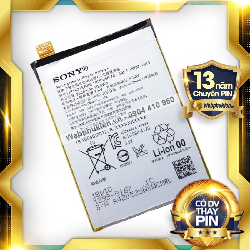 Pin Sony Xperia X F5122 (LIP1621ERPC) - dung lượng 2620mAh