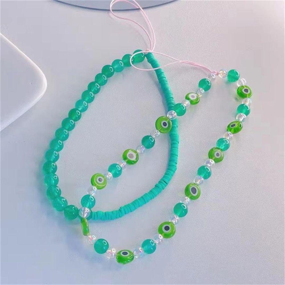 Dây Đeo Điện Thoại Màu Kẹo Ngọt Họa Tiết Hoa Xinh Xắn Cho Nữ