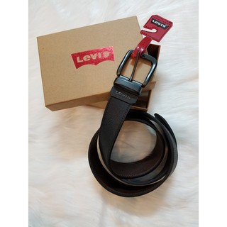 Nịt levis cho nam màu đen trơn