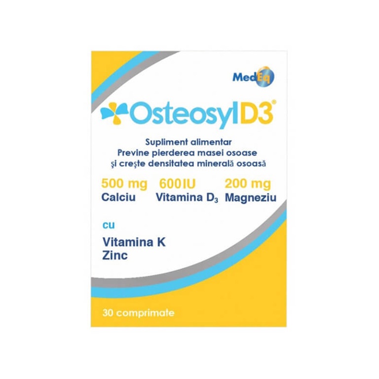 Viên Uống Bổ Sung Canxi D3 Magie Kẽm OSTEOSYL D3 Giúp Xương Răng Chắc Khỏe 30 Viên - TP110