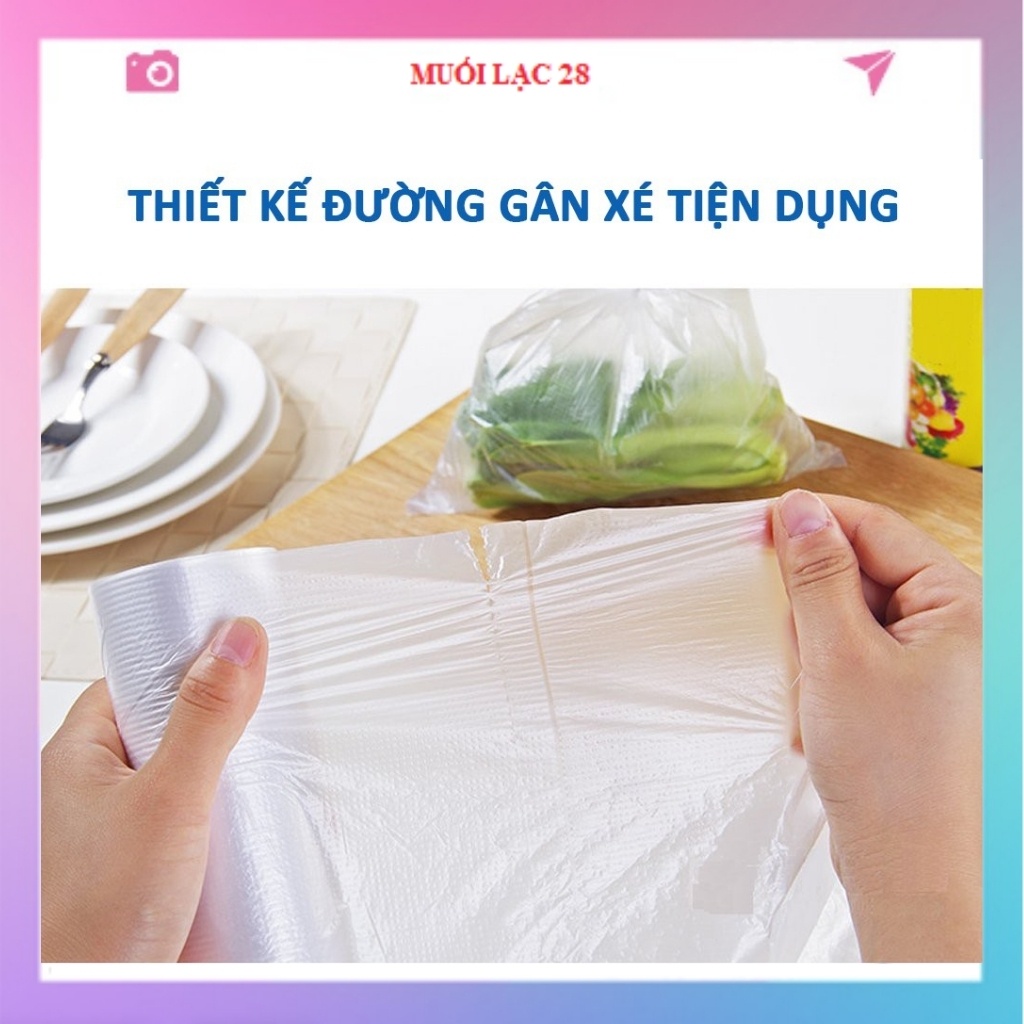 Túi đựng thực phẩm tự hủy sinh học bảo quản thực phẩm sạch sẽ an toàn MUL17