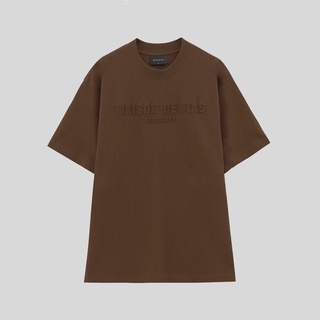 Áo thun Embossed Logo - Tobacco Brown