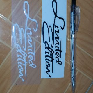 🚗 Tem dán, Decal dòng chữ Limited Edition