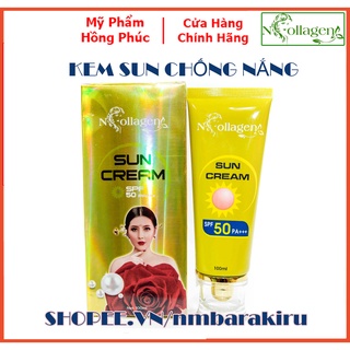 Kem sun chống nắng n-collagen 100ml chính hãng - thảo mộc thiên nhiên bảo vệ nhan sắc