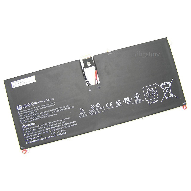 Pin laptop HP Spectre XT 13-2000 13-2023TU HD04XL HSTNN-IB3V