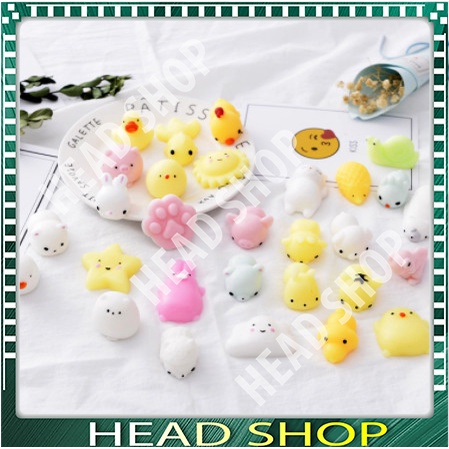 THÚ MOCHI XẢ STRESS NHIỀU HÌNH DỄ THƯƠNG, ĐỒ CHƠI DẺO DỄ DÀNG KÉO GIÃN NẮN BÓP HEADSHOP