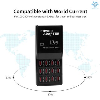 Trạm Sạc Thông Minh 12 Cổng Usb