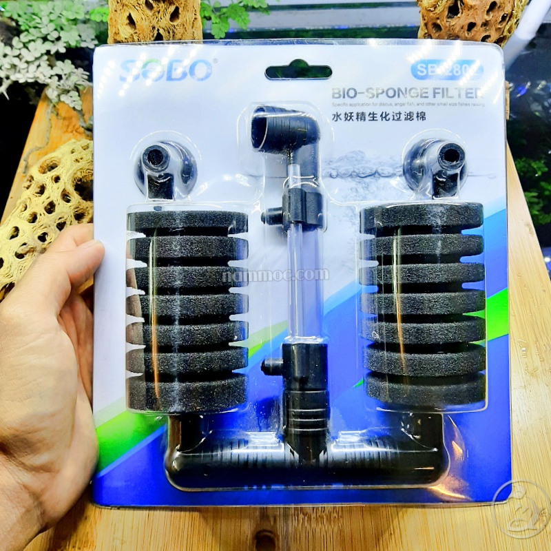 Lọc Bio Mini SOBO SB-2801 (đơn) |  SB-2802 (đôi) | Lọc Bio SOBO Cho Bể Tép Cảnh - Cá Cảnh - Bể Thuỷ Sinh